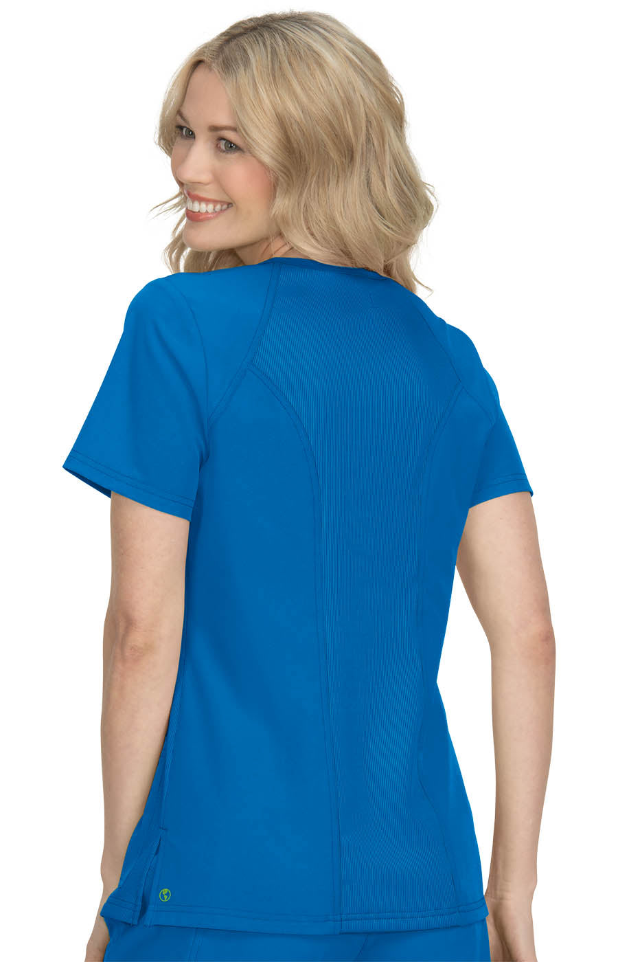 Planet koi Longevity Women's 2-Pocket Eco-Friendly Scrub Top