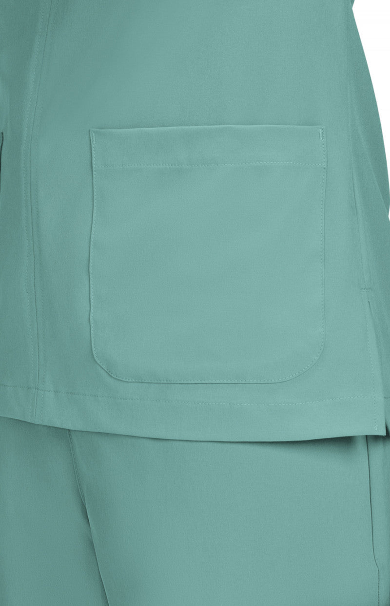 Planet koi Enik Women's 2-Pocket Eco-Friendly Scrub Top