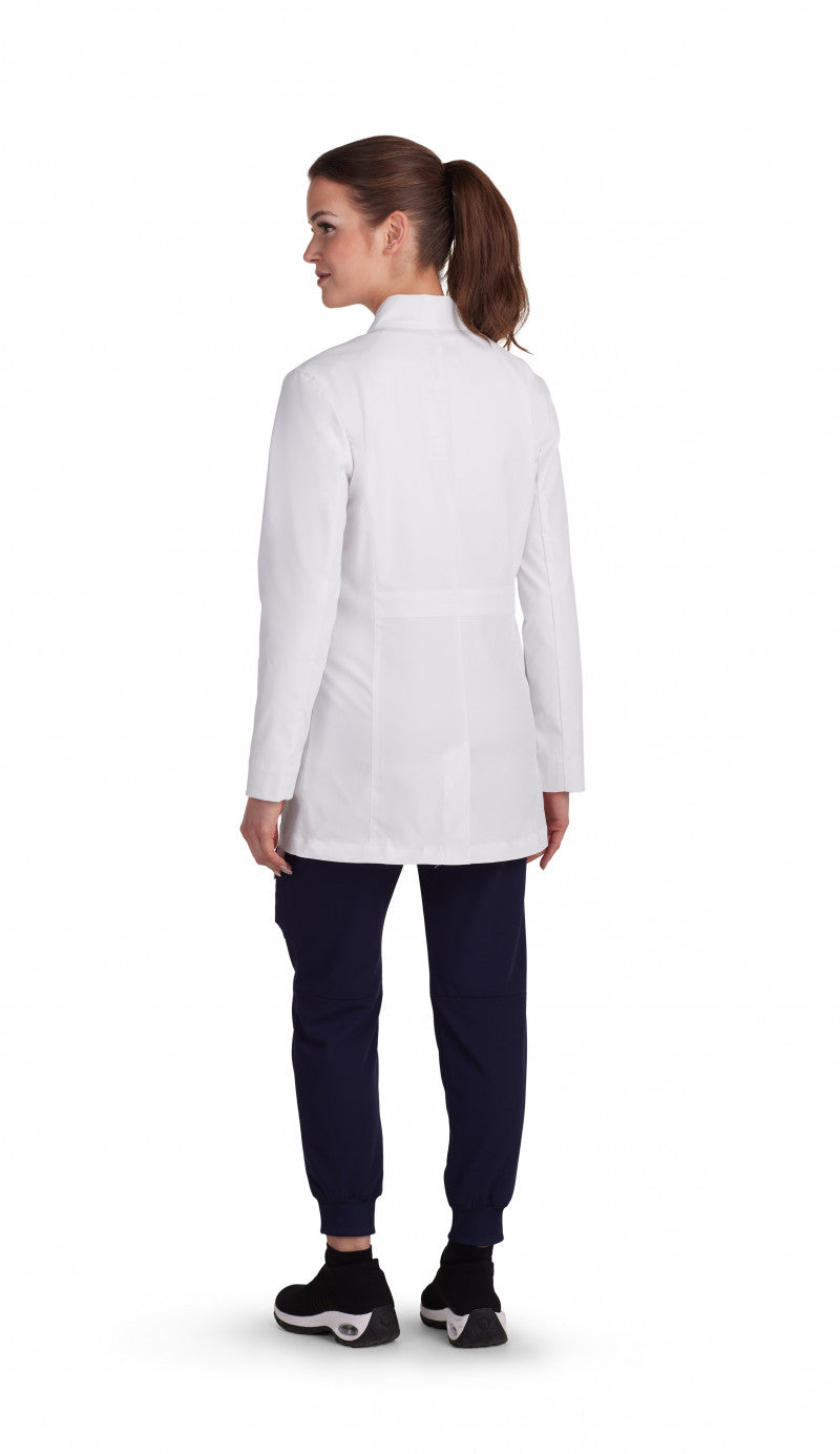 koi Scrubs Essentials Care Women's 4-Pocket Stretch Lab Coat