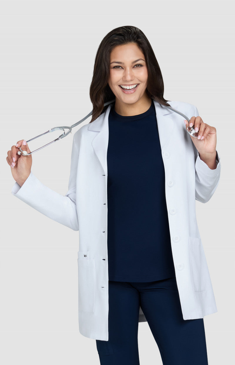 koi Scrubs Essentials Hema Women's 4-Pocket Stretch Lab Coat