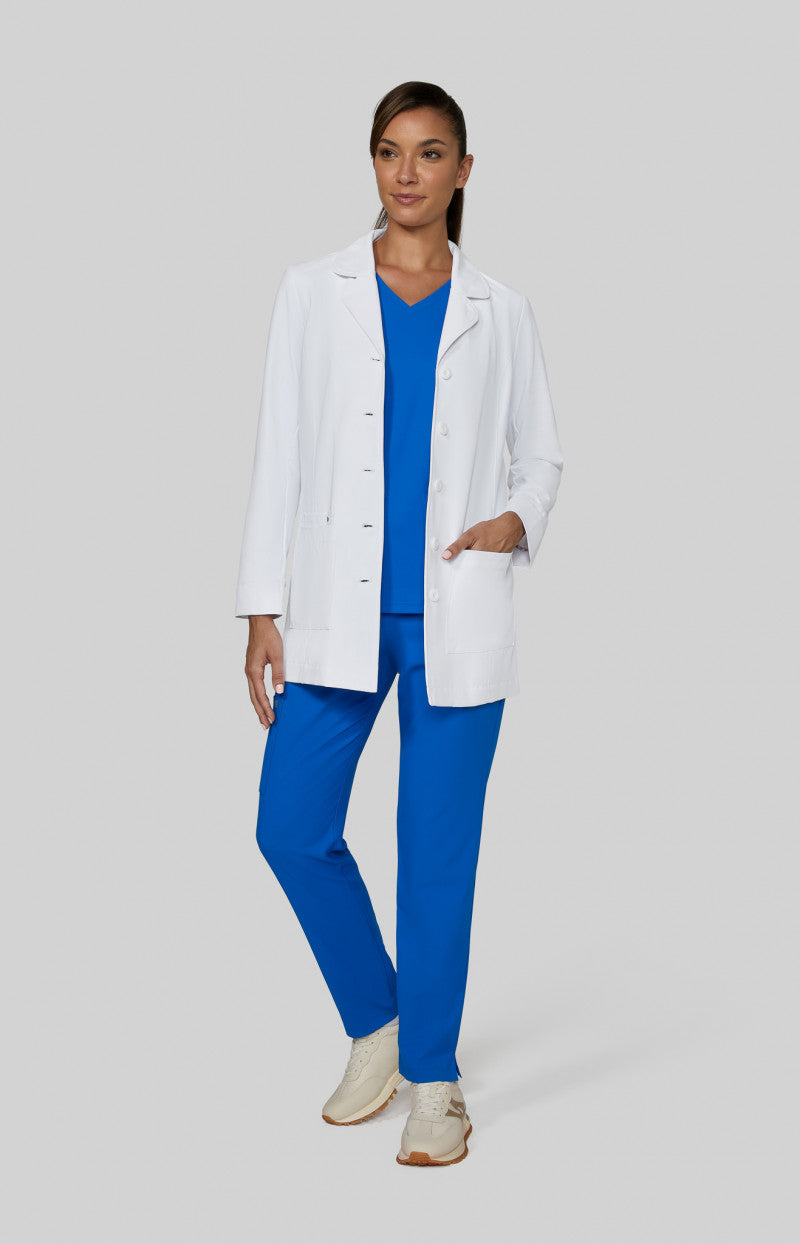 koi Scrubs Essentials Connect Women’s Water Repellent 3-Pocket Lab Coat