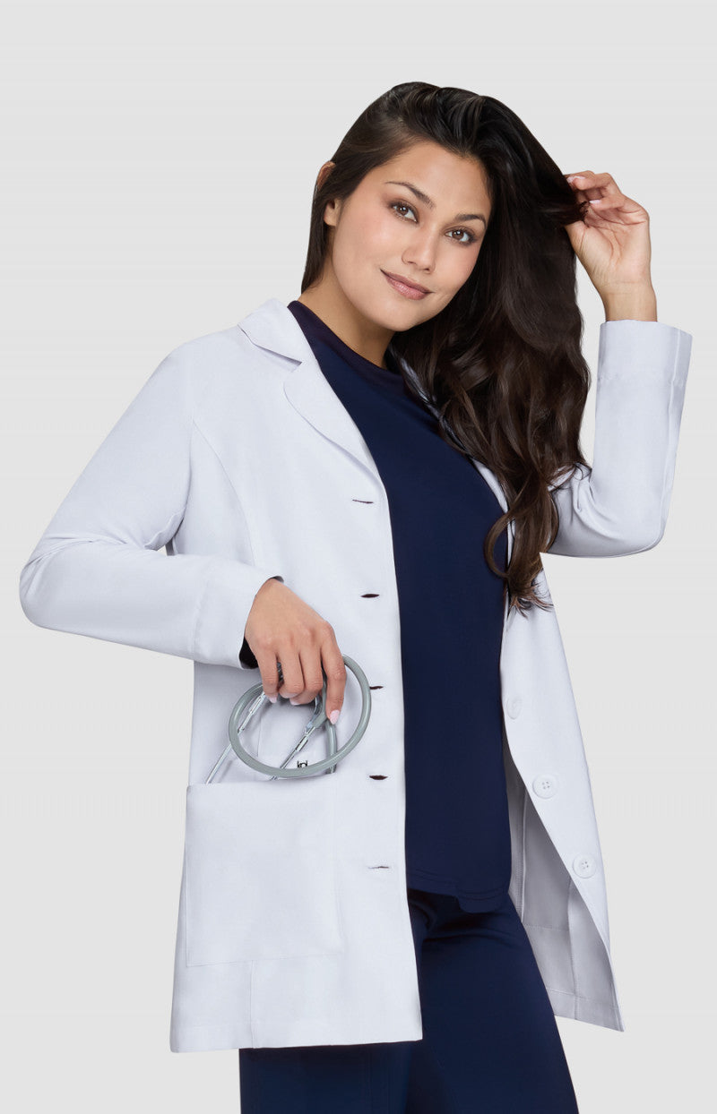 koi Scrubs Essentials Hema Women's 4-Pocket Stretch Lab Coat