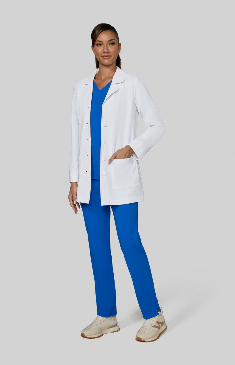koi Scrubs Essentials Connect Women’s Water Repellent 3-Pocket Lab Coat