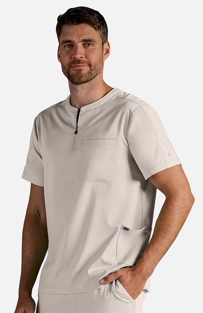 Men's Victor Quarter Zip Scrub Top