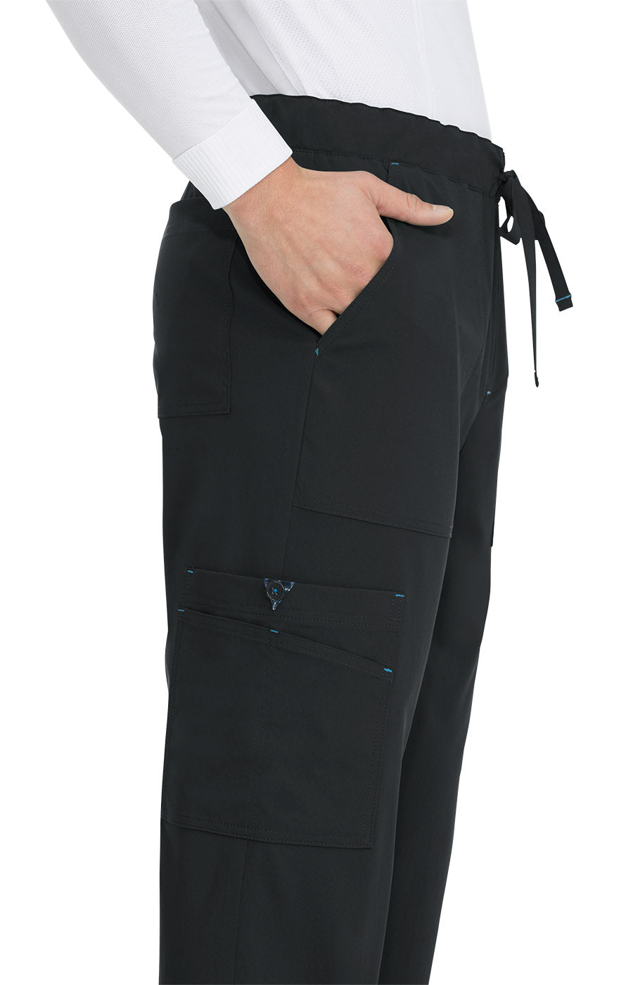 koi Basics Luke Men's 7-Pocket Stretch Scrub Pants
