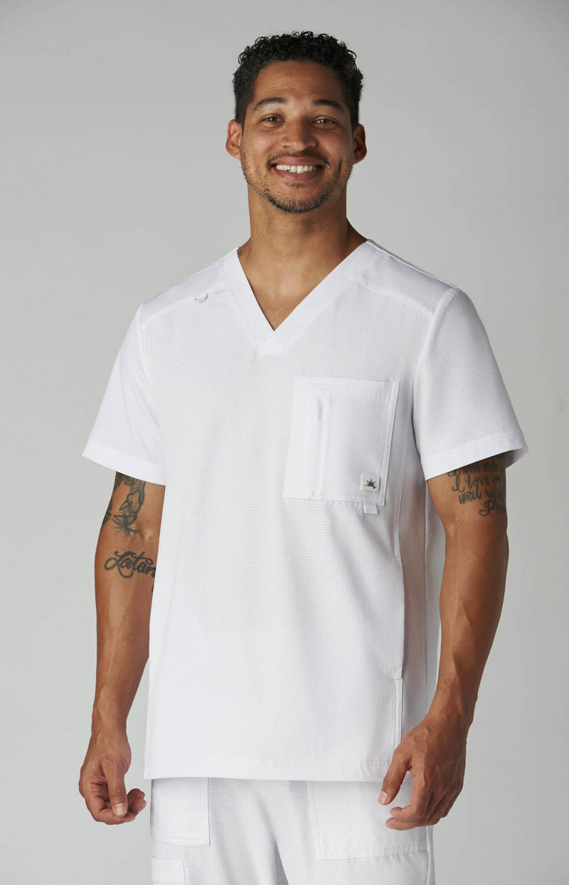Solis x koi Caldwell Men's 4-Pocket Scrub Top