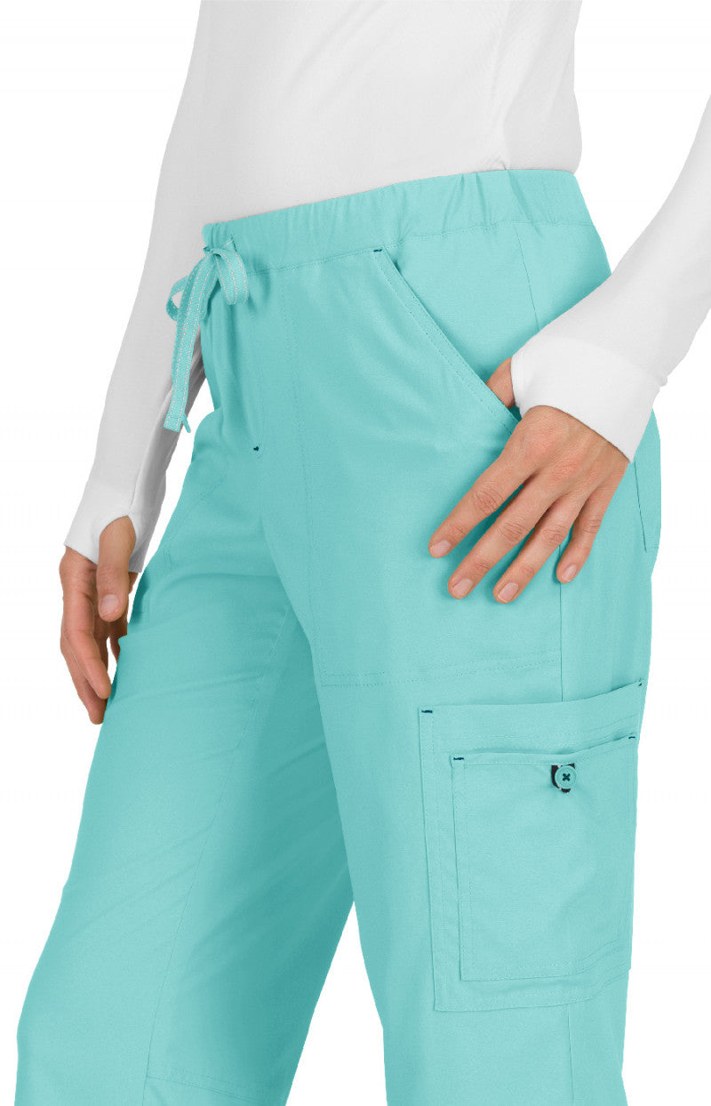 koi Basics Holly Women's 8-Pocket Stretch Cargo Scrub Pants