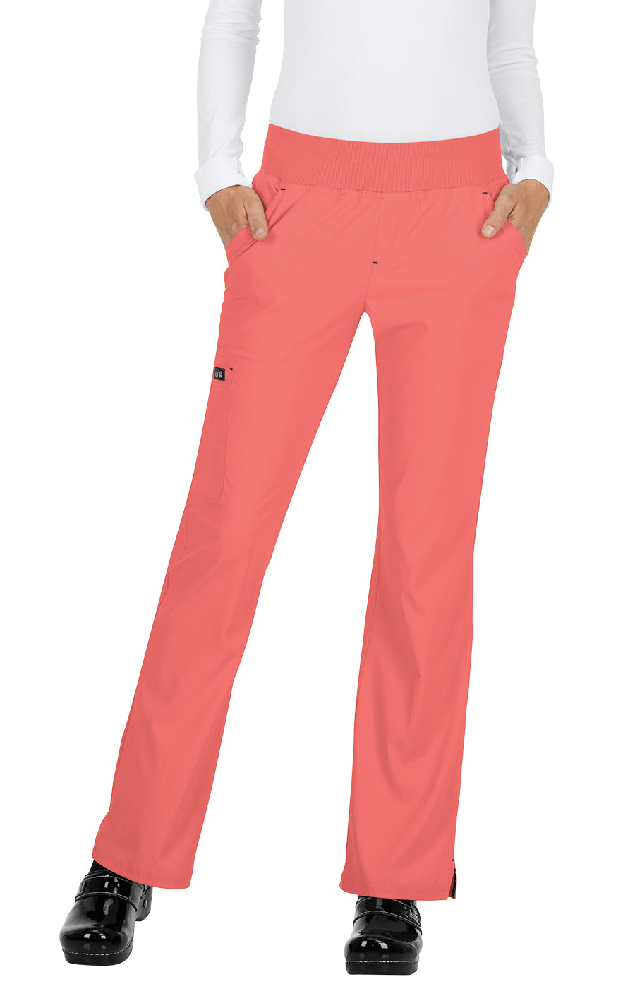 koi Basics Laurie Women's 6-Pocket Yoga-Style Scrub Pants