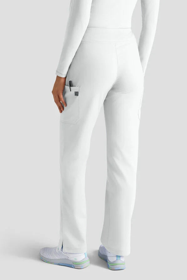 Butter-Soft STRETCH Women's 4-Pocket Knit Waistband Yoga Scrub Pants