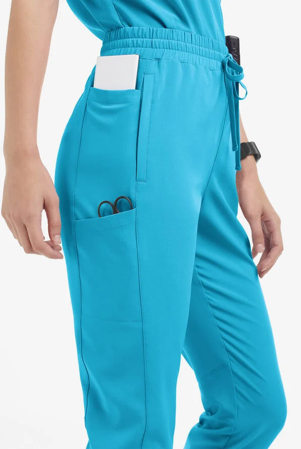 Easy STRETCH Kourtney Women's 5 Pocket Modern Slim Leg Jogger Scrub Pants
