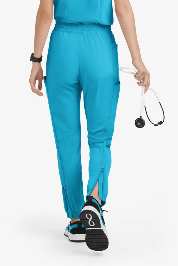 Easy STRETCH Kourtney Women's 5 Pocket Modern Slim Leg Jogger Scrub Pants