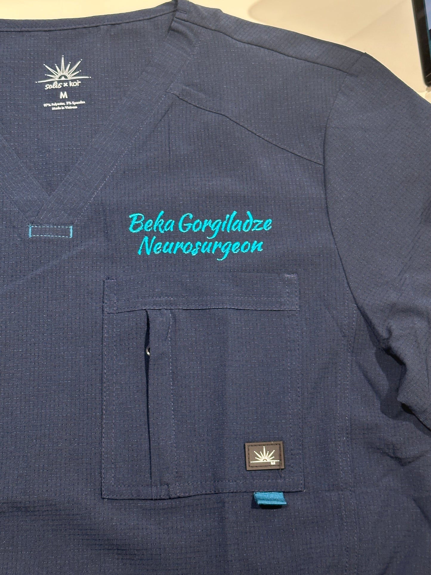 Personalised embroidery in Kaushan MAM