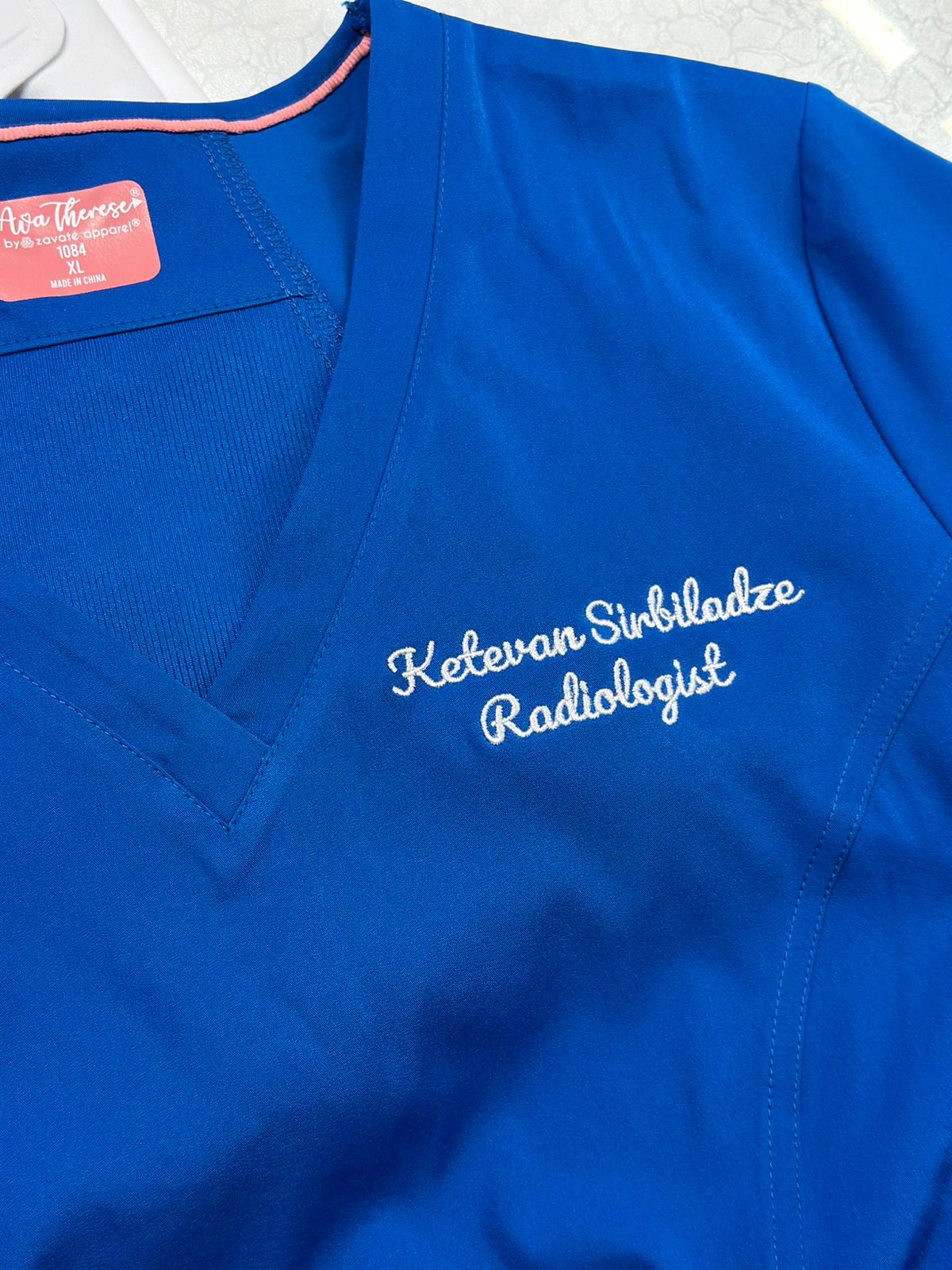 Personalized embroidery in Pacifico