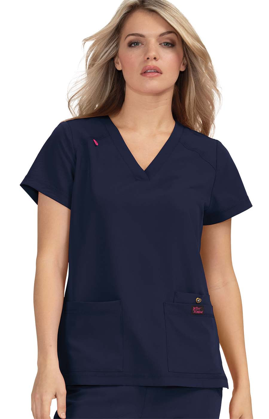 Betsey Johnson Freesia Women's 3-Pocket Scrub Top