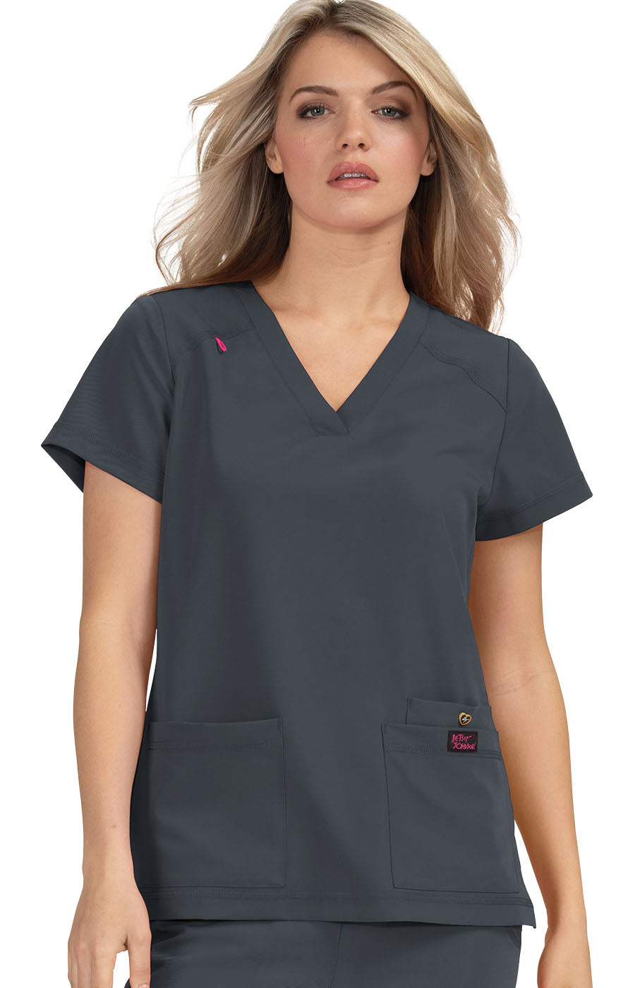 Betsey Johnson Freesia Women's 3-Pocket Scrub Top