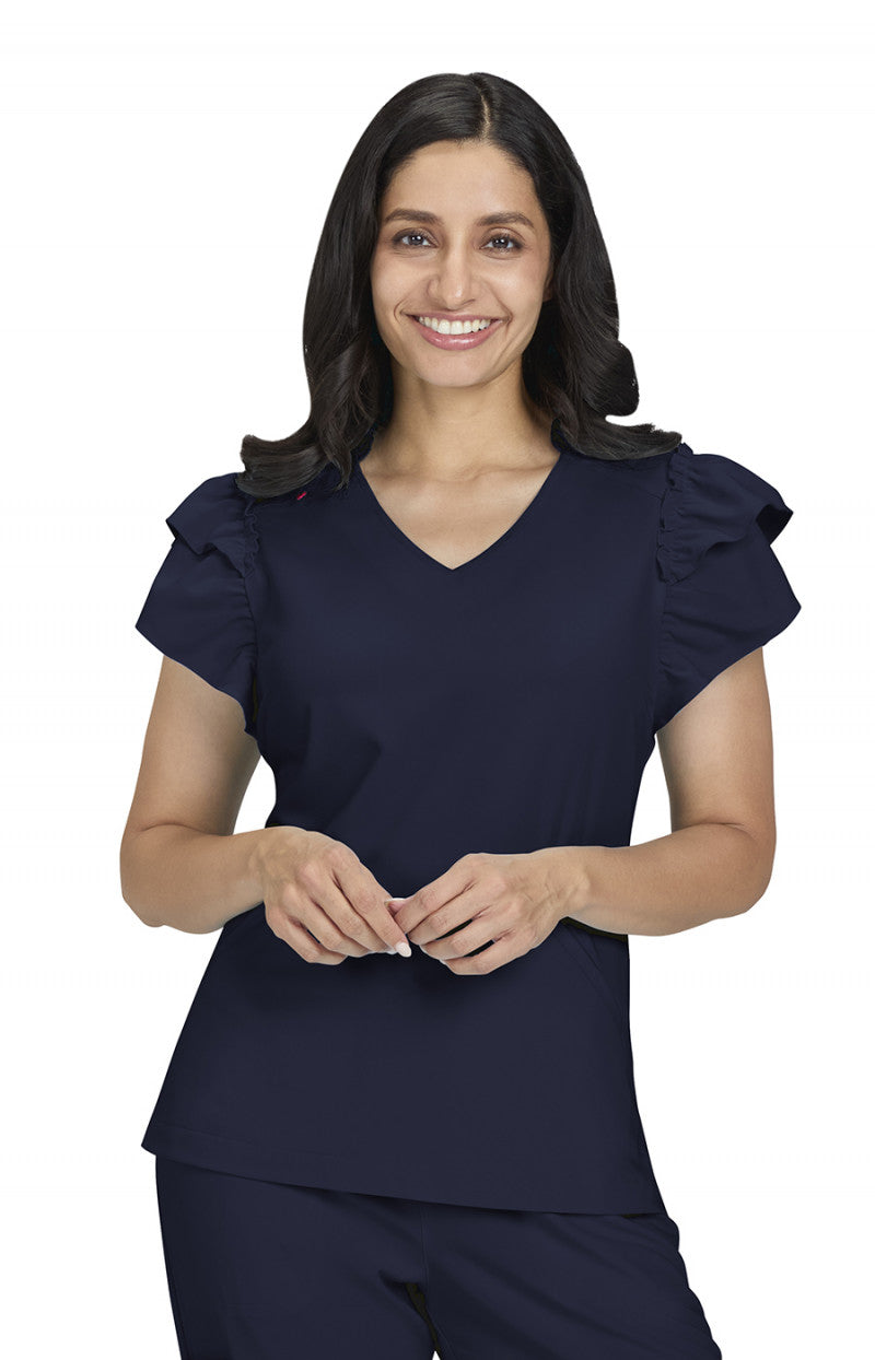 Betsey Johnson Clary Women's 2-Pocket Scrub Top