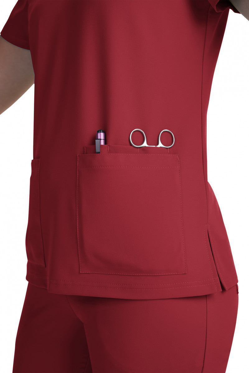 koi Cardi Women's 3-Pocket V-Neck Scrub Top