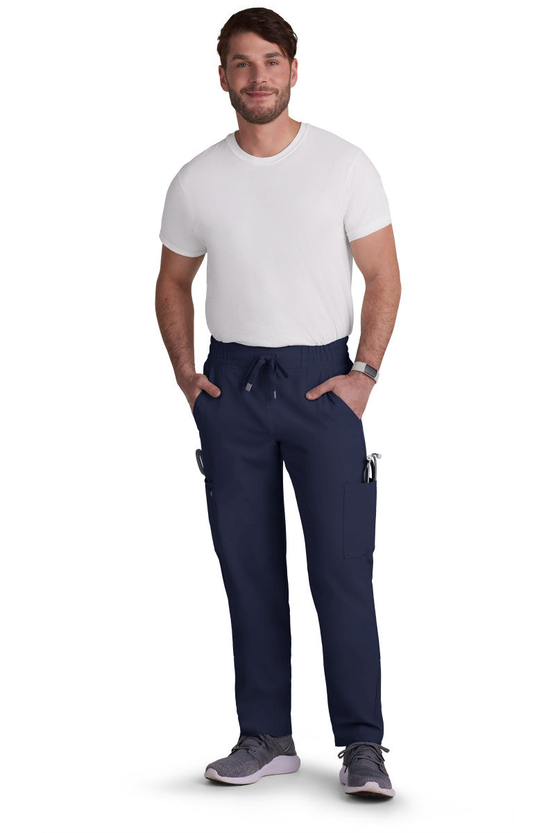 Cureology Neuro Men's 6-Pocket Cargo-Style Scrub Pants