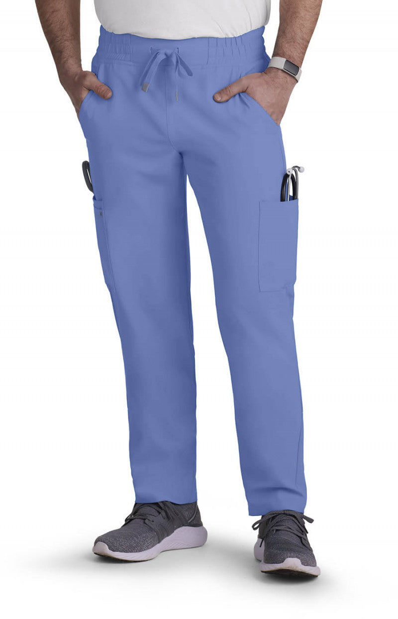 Cureology Neuro Men's 6-Pocket Cargo-Style Scrub Pants