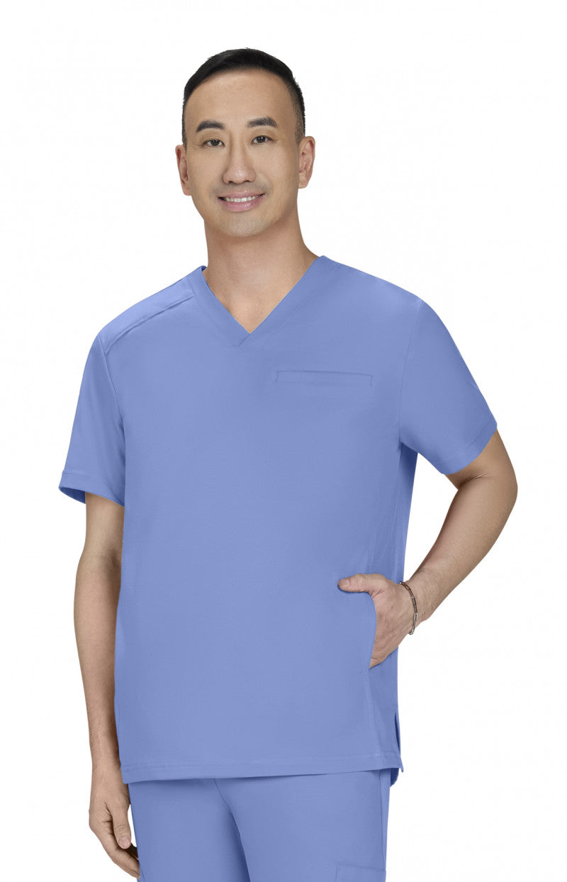 Cureology Stasis Men's 3-Pocket V-Neck Scrub Top