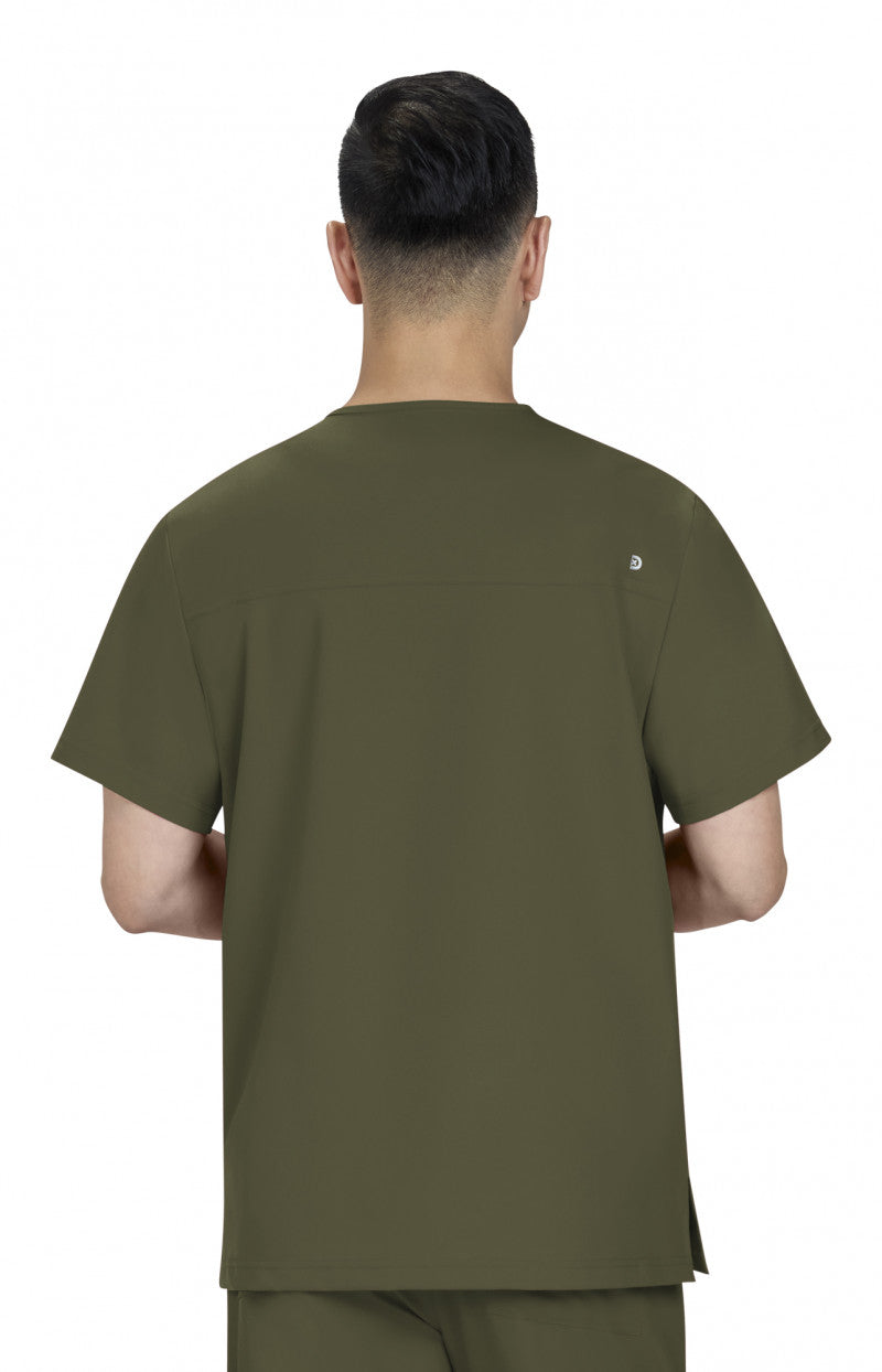 Cureology Stasis Men's 3-Pocket V-Neck Scrub Top
