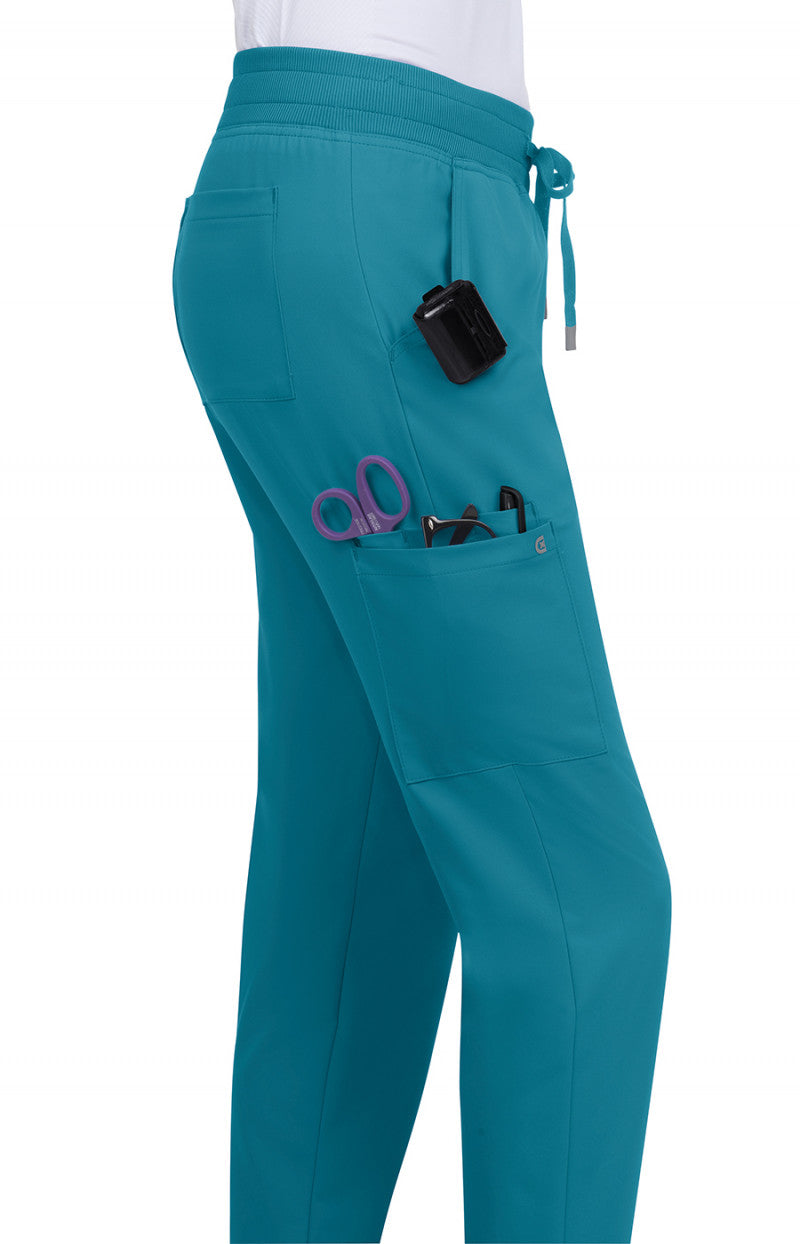 Pulse Women's 6-Pocket Jogger Style Scrub Pant