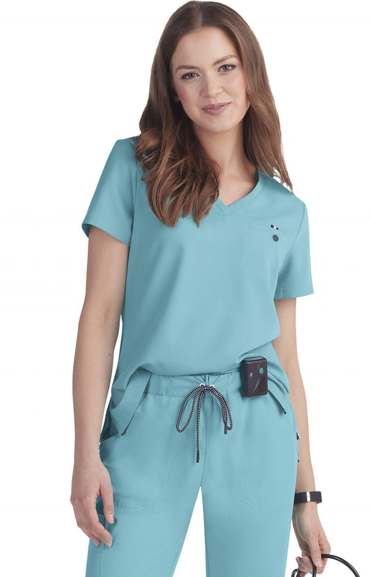 koi Next Gen Ready to Work Women's 1-Pocket Tuck-In Scrub Top