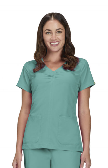 Planet koi Enik Women's 2-Pocket Eco-Friendly Scrub Top