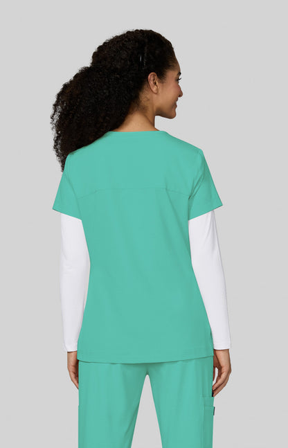 Solis x koi Sari Women's Top Sea Green