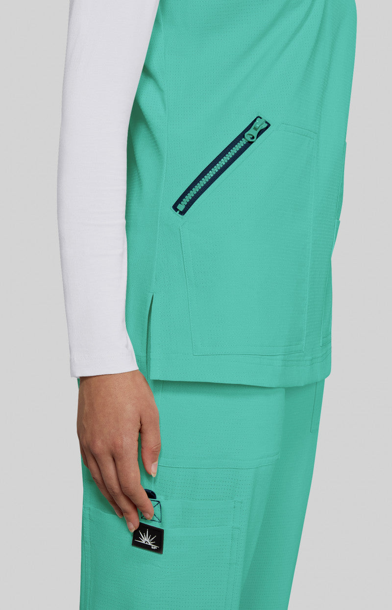 Solis x koi Sari Women's Top Sea Green