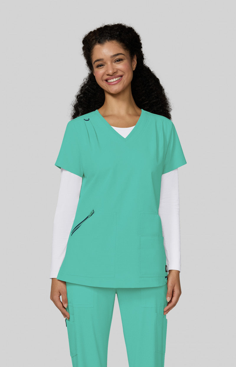 Solis x koi Sari Women's Top Sea Green