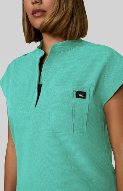 Solis x koi Catrin Women's Top Sea Green