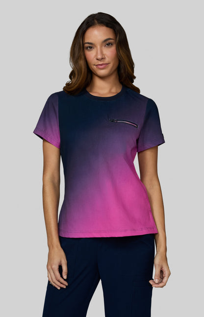 Solis Maya Top Ombre Navy/Hibiscus