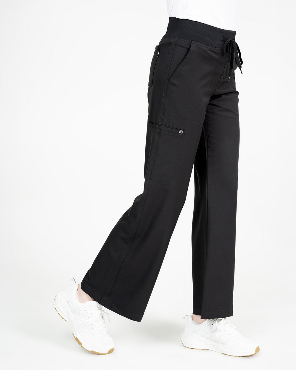 Studio Wide Leg Flare Pant Black