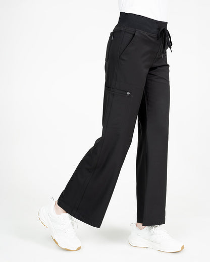Studio Wide Leg Flare Pant Black