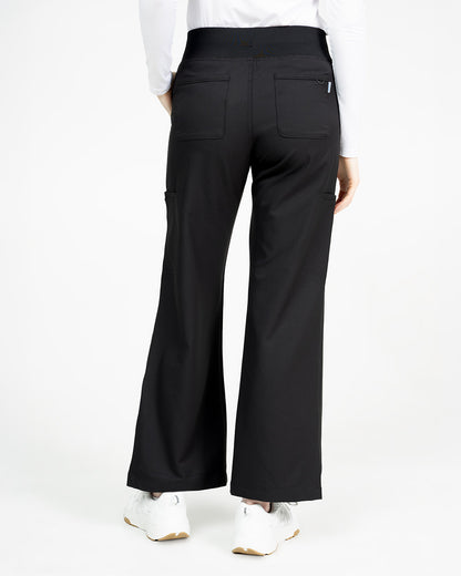 Studio Wide Leg Flare Pant Black