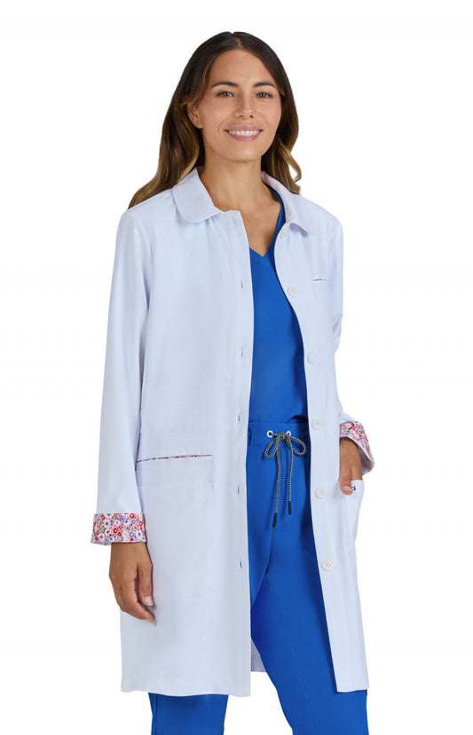 koi Scrubs Essentials Fusion Women's 4-Pocket Lab Coat