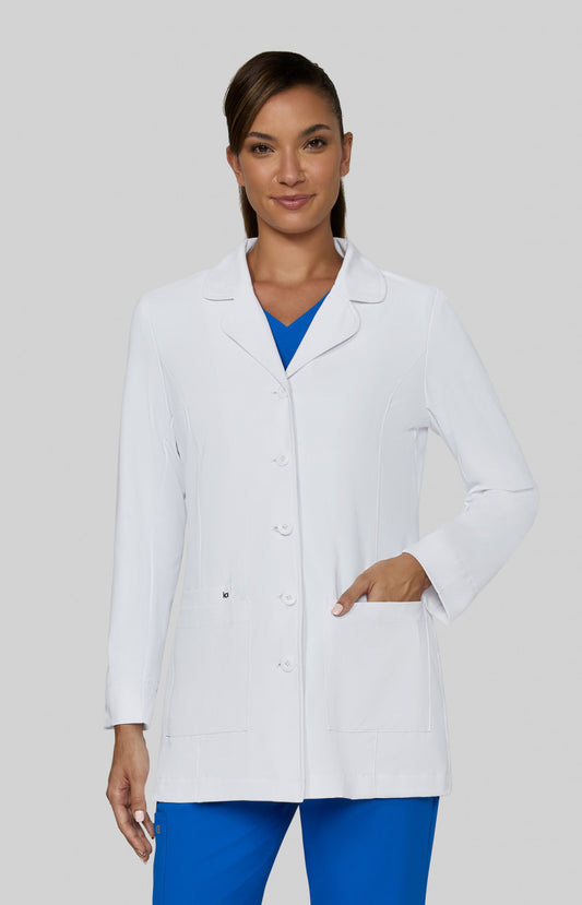 koi Scrubs Essentials Connect Women’s Water Repellent 3-Pocket Lab Coat