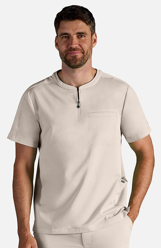 Men's Victor Quarter Zip Scrub Top