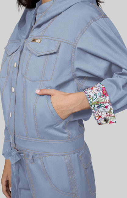 Koi Classics Nyra Jacket Glass Blue