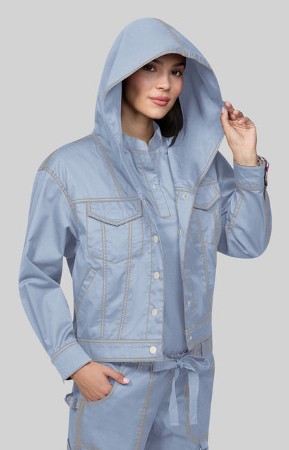 Koi Classics Nyra Jacket Glass Blue
