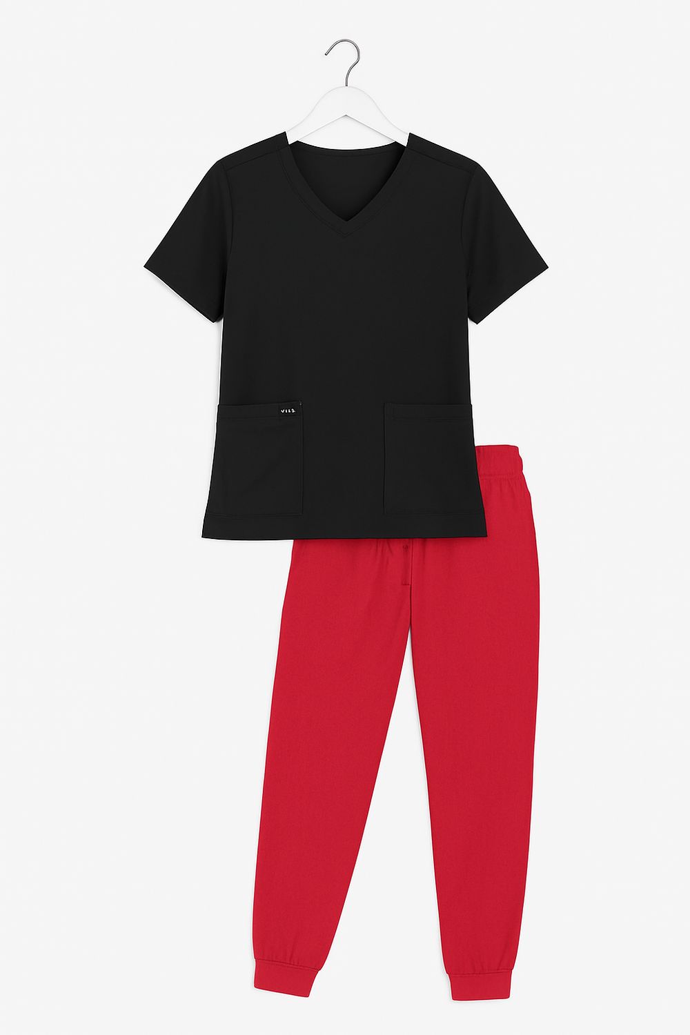 ქალის სამედიცინო კომპლექტი — S ზომის ზედა + შარვალი