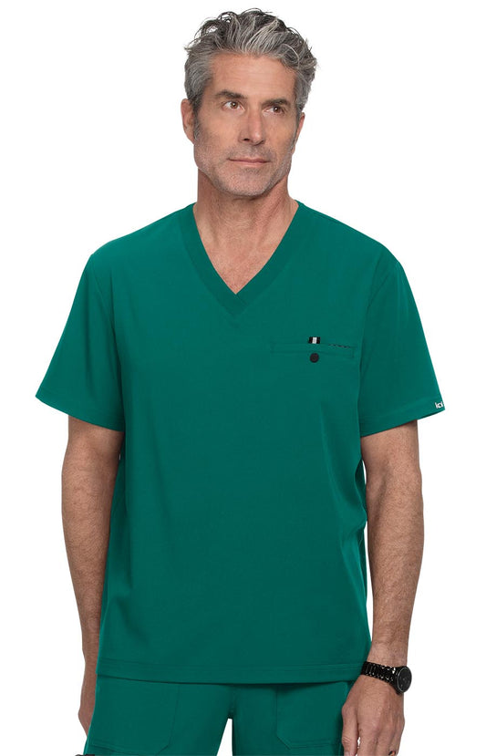 koi Next Gen On Call Men's 1-Pocket Tuck-In Scrub Top
