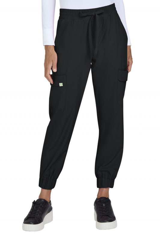 Planet koi Terra Women's 6-Pocket Jogger-Style Eco-Friendly Scrub Pant
