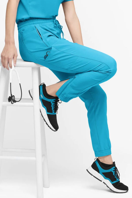 Easy STRETCH Kourtney Women's 5 Pocket Modern Slim Leg Jogger Scrub Pants