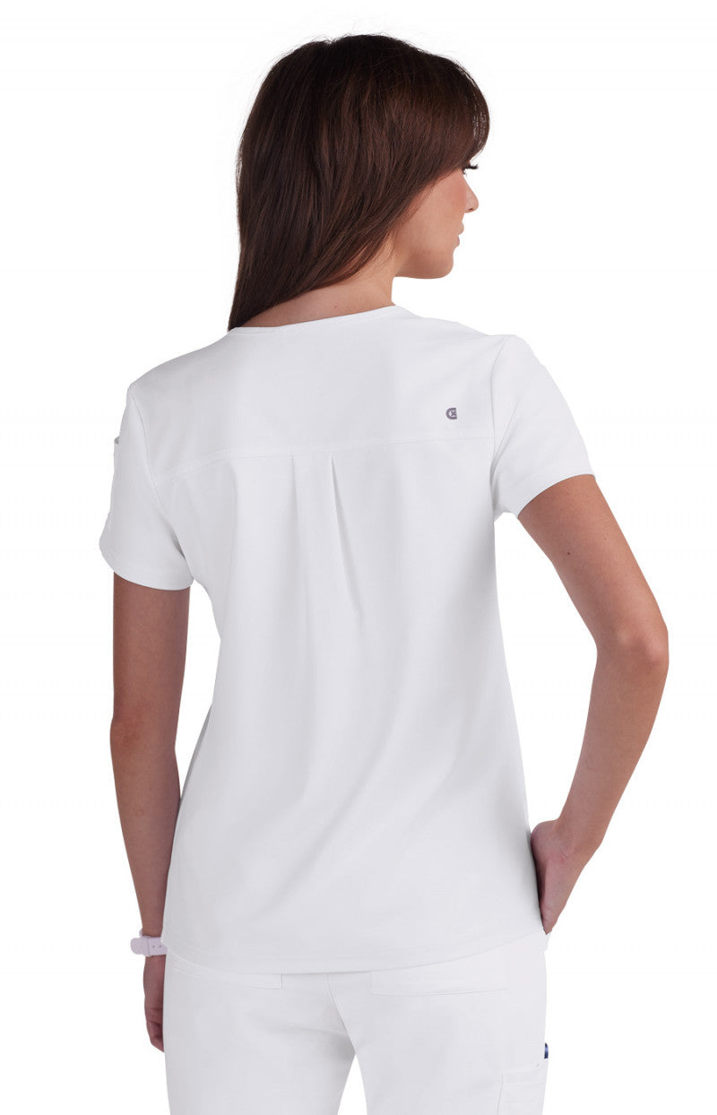 Cureology x koi Cardi Women's Top White