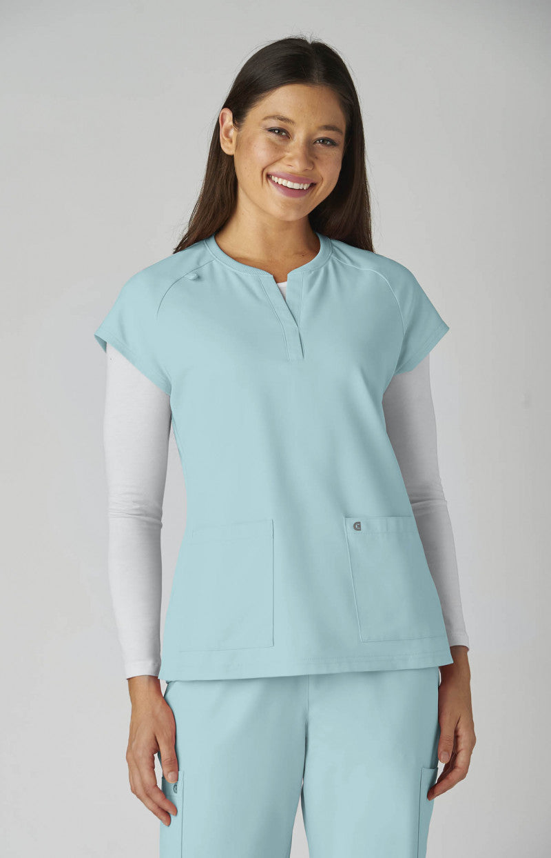 Cureology Reese Women's Top Blue Steal