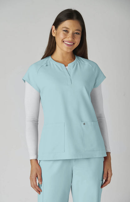 Cureology Reese Women's Top Blue Steal