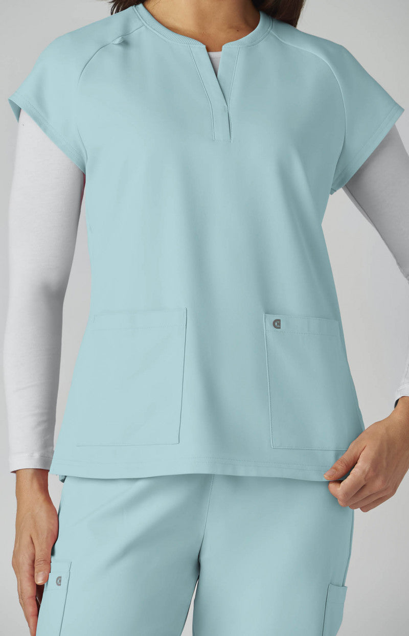 Cureology Reese Women's Top Blue Steal