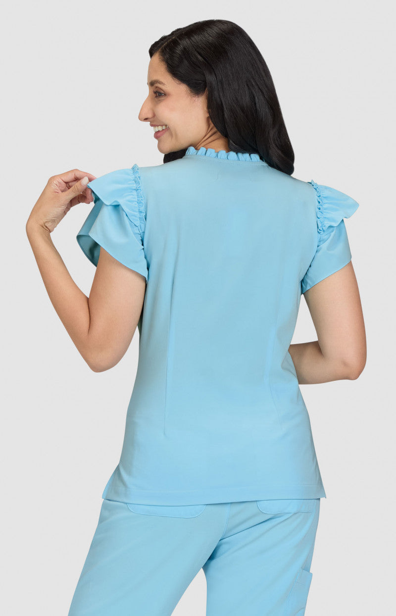 Betsey Johnson Clary Women's 2-Pocket Scrub Top